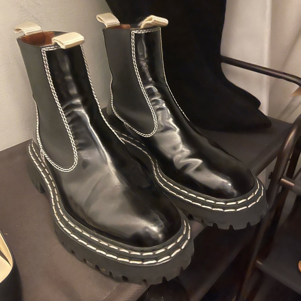 Proenza Schouler Chelsea Boots Black size 37 US 7